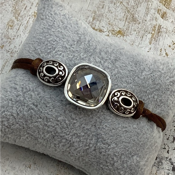 Brighton Venus Rising Smoke And Umber  Silver Bracelet in Tin - Picture 4 of 5